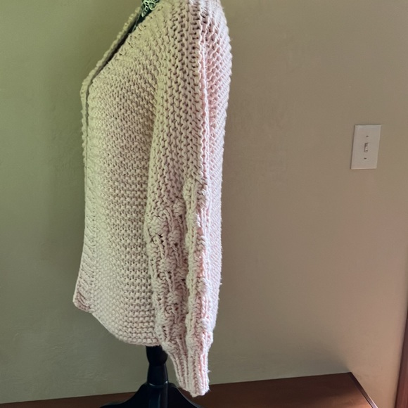 FOREVER 21 PINK CARDIGAN SWEATER - Picture 2 of 8
